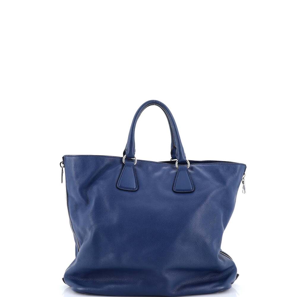 Prada Side Zip Convertible Tote Vitello #237747P86B - Picture 3 of 8